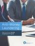 Anti-Money Laundering. How to set up a strong Compliance Program
