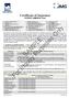 Certificate of Insurance PATRIOT AMERICA Plus