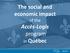 The social and economic impact of the Accès- Logis program. in Québec
