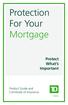 Protection For Your Mortgage
