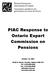 PIAC Response to Ontario Expert Commission on Pensions