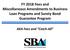 FY 2018 Fees and Miscellaneous Amendments to Business Loan Programs and Surety Bond Guarantee Program. AKA Fees and Catch-All