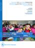 Development of Sustainable School Feeding Standard Project Report 2016