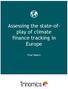 Assessing the state-ofplay. finance tracking in Europe. Final Report