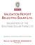 VALIDATION REPORT BELECTRIC SOLAR LTD.