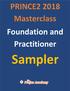 PRINCE Masterclass Foundation and Practitioner. Sampler
