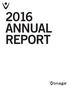 2016 ANNUAL Vonage 2016 Annual Report REPORT Vonage 23 Main Street Holmdel, NJ vonage.com