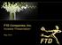 FTD Group, Inc. FTD Companies, Inc. Investor Presentation. May 2015