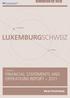 Luxembourg Financial statements and operations report 2011