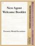 New Agent Welcome Booklet Treasury Retail Securities