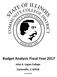 Budget Analysis Fiscal Year John A. Logan College Carterville, IL 62918