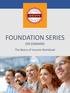 FOUNDATION SERIES ON DEMAND. The Basics of Income Workbook
