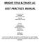 BRIGHT TITLE & TRUST LLC BEST PRACTICES MANUAL