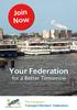 Join Now. Your Federation. for a Better Tomorrow. The European Transport Workers Federation