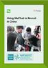 Using WeChat to Recruit in China