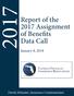 Report of the 2017 Assignment of Benefits Data Call