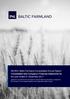 AB INVL Baltic Farmland Consolidated Annual Report, Consolidated and Company s Financial Statements for the year ended 31 December 2017