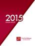 Inside this report 2015 ANNUAL REPORT