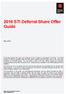 2016 STI Deferral Share Offer Guide