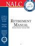 NALC RETIREMENT MANUAL REVISED EDITION - JANUARY A Guide to Retirement for NALC Activists. William H. Young President. Donald T.