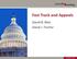 Fast Track and Appeals. David B. Blair David J. Fischer
