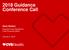2018 Guidance Conference Call