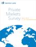 Private Markets Survey 2016 / 2017