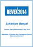 Exhibition Manual. Tuesday 6 and Wednesday 7 May Aberdeen Exhibition and Conference Centre, Aberdeen, Scotland CONTENTS