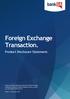 Foreign Exchange Transaction.