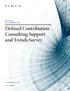 Defined Contribution Consulting Support and Trends Survey