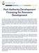 Port Authority Development Financing for Economic Development