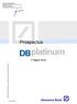 Prospectus. 17 March 2016 VISA. DB Platinum, DB Platinum is a registered trademark of Deutsche Bank AG A /V0.3