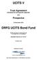 UCITS V. DRFG UCITS Bond Fund