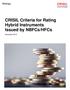 CRISIL Criteria for Rating Hybrid Instruments Issued by NBFCs/HFCs. December 2016