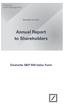 Annual Report to Shareholders Deutsche S&P 500 Index Fund
