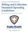Billing and Collection Standard Operating Guidelines