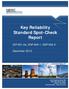 Key Reliability Standard Spot-Check Report