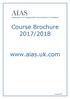 Course Brochure 2017/2018.