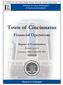 Town of Cincinnatus. Financial Operations. Report of Examination. Period Covered: January 1, 2015 April 29, M-238