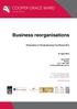 Business reorganisations