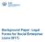 Background Paper: Legal Forms for Social Enterprise (June 2017)