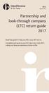 Partnership and look-through company (LTC) return guide 2017