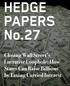 HEDGE PAPERS No.27. Closing Wall Street s Lucrative Loophole: How States Can Raise Billions by Taxing Carried Interest