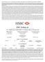 HSBC Holdings plc (Incorporated as a public limited company in England with registered number )