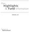 Highlights & Fund Information