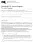 MassHealth Flu Vaccine Program Provider Contract