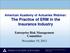 American Academy of Actuaries Webinar: The Practice of ERM in the Insurance Industry. Enterprise Risk Management Committee November 19, 2013
