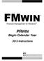 PRWIN Begin Calendar Year 2013 Instructions