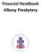 Financial Handbook Albany Presbytery