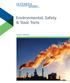 Environmental, Safety & Toxic Torts. Practice Overview